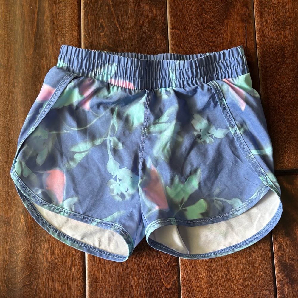All in Motion Blue and Pink Athletic Shorts